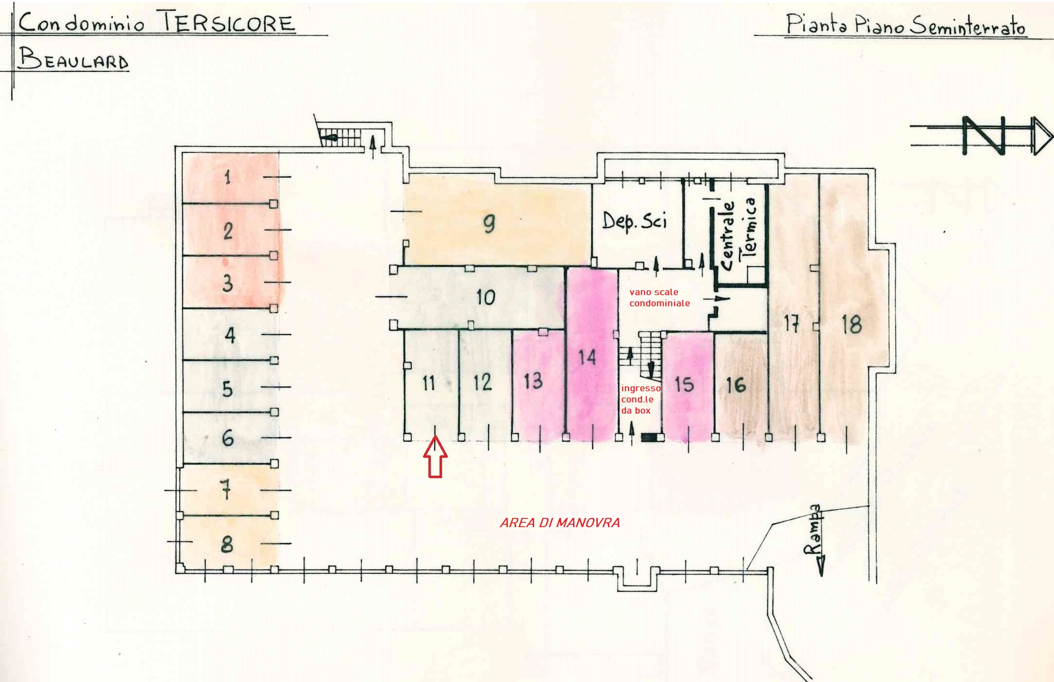 planimetria piano garages_pubblicità